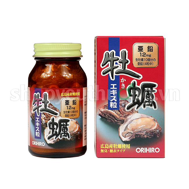 Tinh chất hàu tươi Orihiro - thải độc gan, bổ dương - 120 viên