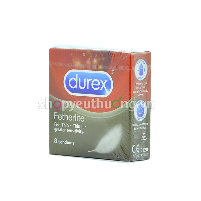 Durex Fetherlite - Hộp 3 chiếc