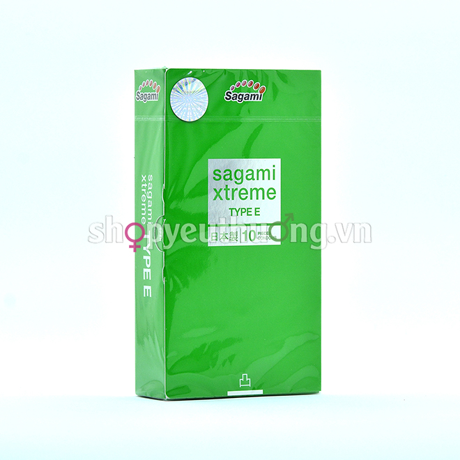 Sagami Type E-Green - Hộp 10 chiếc